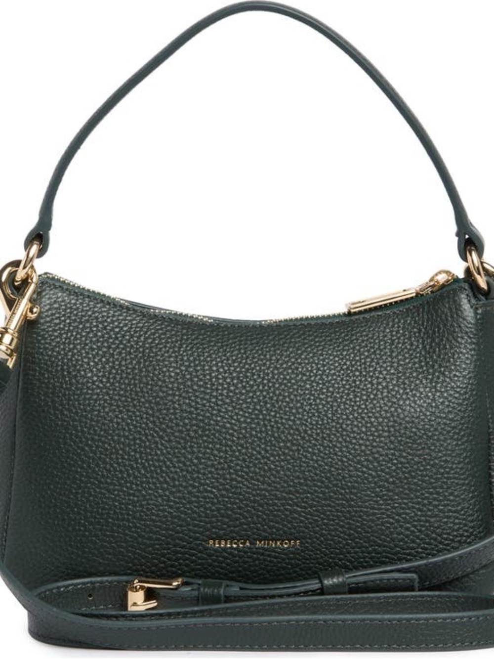 Rebecca Minkoff Megan Mini Leather Shoulder Bag Green - Picture 3 of 9